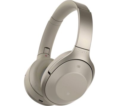 SONY  MDR-1000X Wireless Bluetooth Noise-Cancelling Headphones - Grey Beige